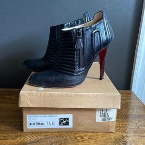 Christian Louboutin Sigourney boots size 38.5 black